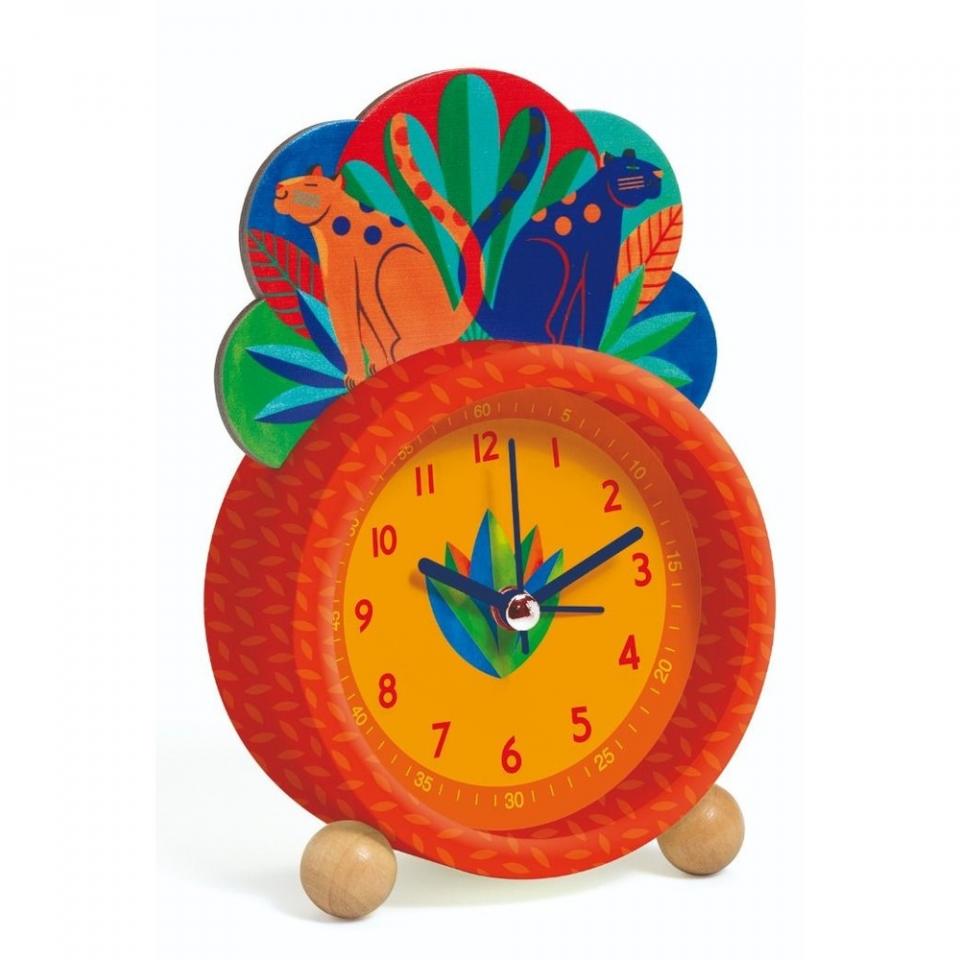 orologio sveglia - felini della giungla