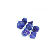 speckled viola e blu/argento - set di 7 dadi poliedrici