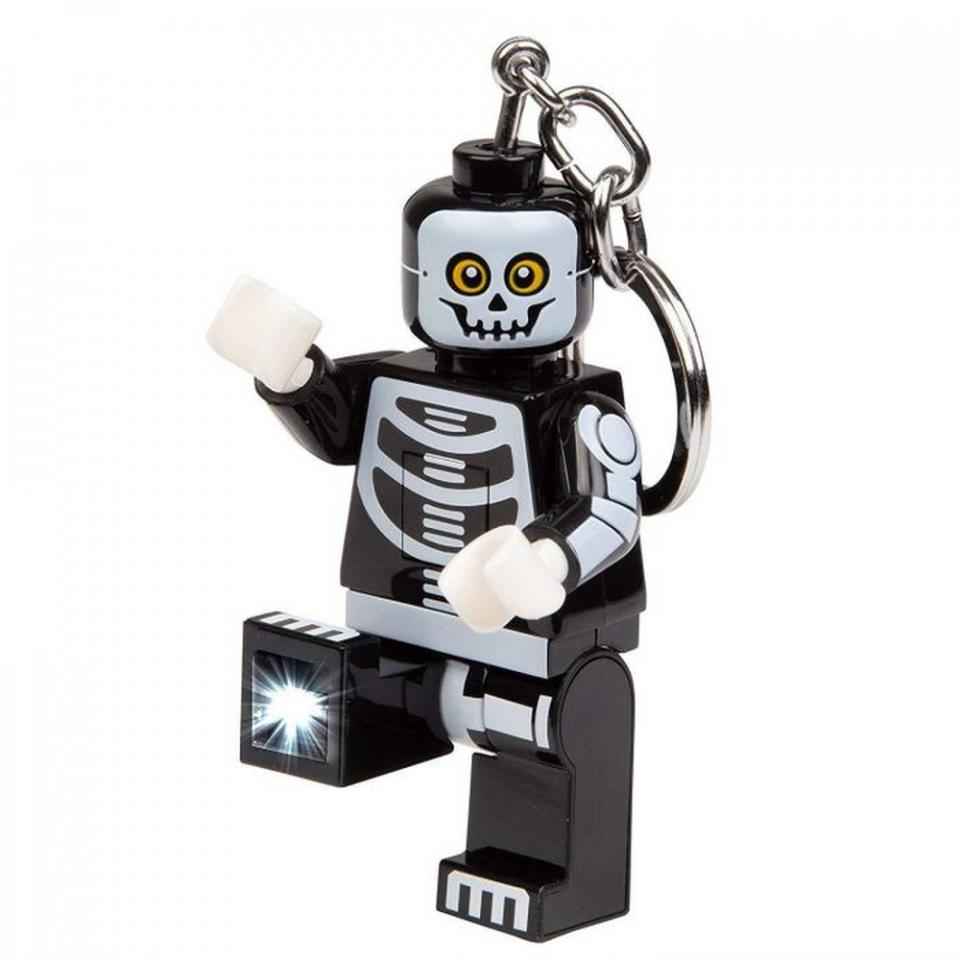 Gadget lgl-ke137 scheletro portachiavi con torcia led