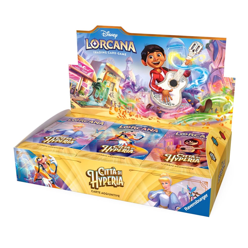 lorcana - città di hyperia - bundle 24 bustine (ita)