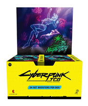 cyberpunk tcg - welcome to night city - box da 24 booster (eng)