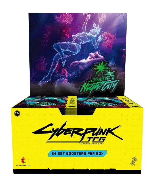 cyberpunk tcg - welcome to night city - box da 24 booster (eng)